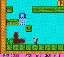 une photo d'Ã©cran de Pocket Bomberman sur Nintendo Game Boy Color